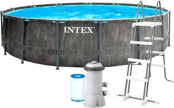 Каркасный бассейн Intex Greywood Prism Frame Premuim / 26742NP (457х122см)